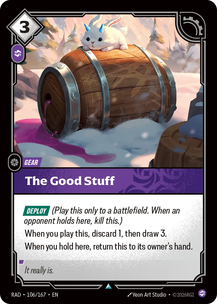 The Good Stuff (RAD-106/167) [Riftbound: Radiance]