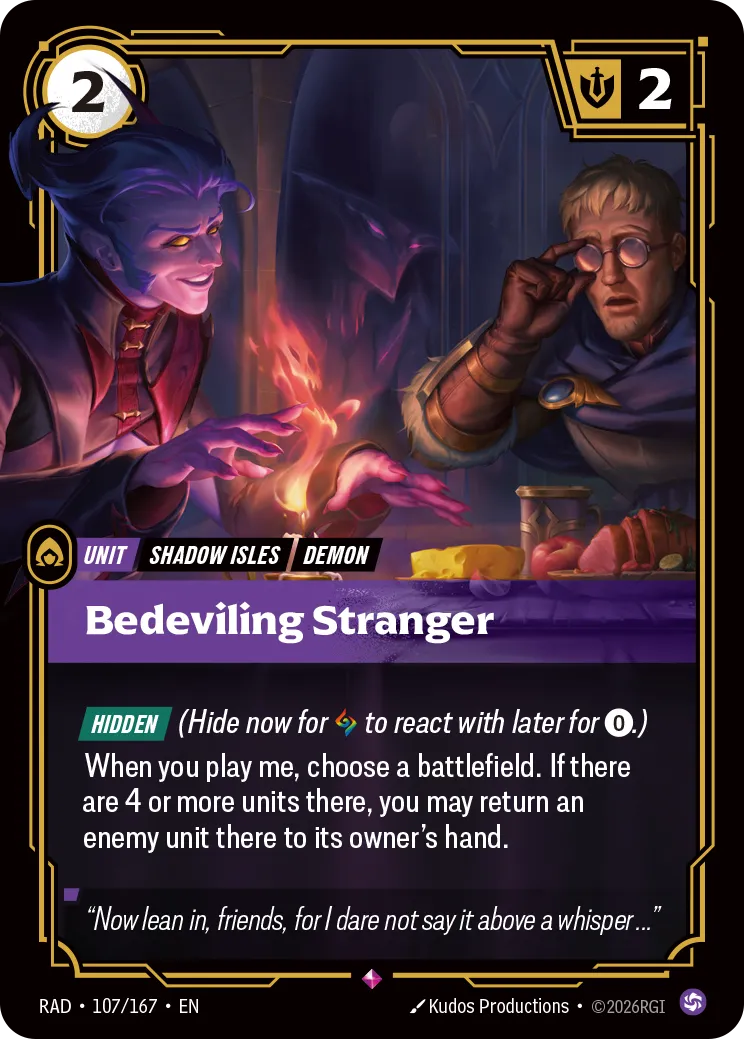 Bedeviling Stranger (RAD-107/167) [Riftbound: Radiance]