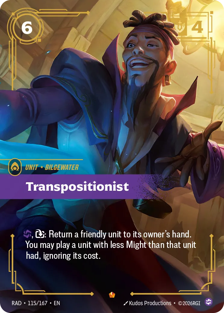 Transpositionist (RAD-115/167) [Riftbound: Radiance]