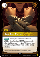 One-Two Punch (RAD-121/167) [Riftbound: Radiance]
