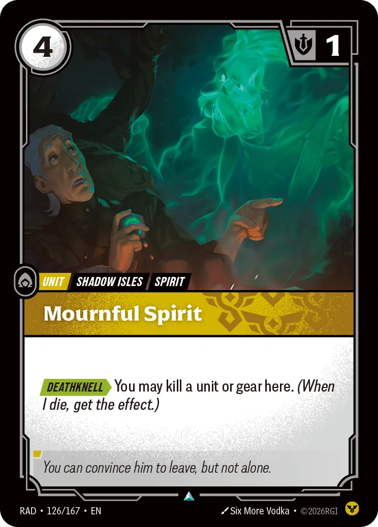 Mournful Spirit (RAD-126/167) [Riftbound: Radiance]