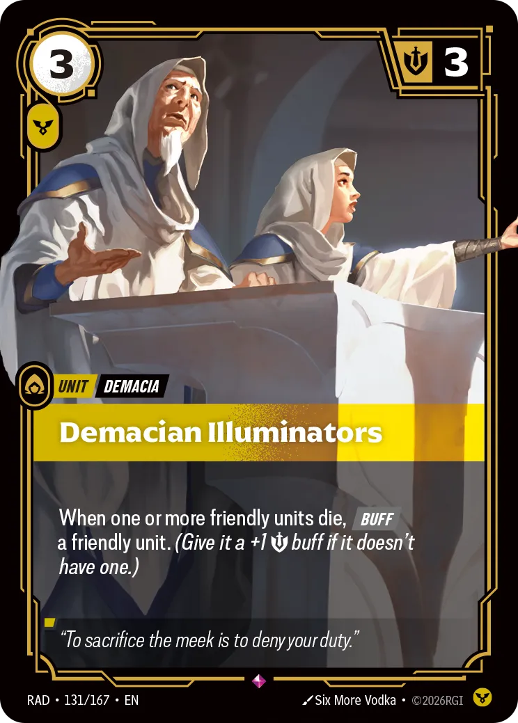 Demacian Illuminators (RAD-131/167) [Riftbound: Radiance]