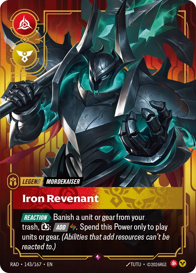 Mordekaiser - Iron Revenant (RAD-143/167) [Riftbound: Radiance]