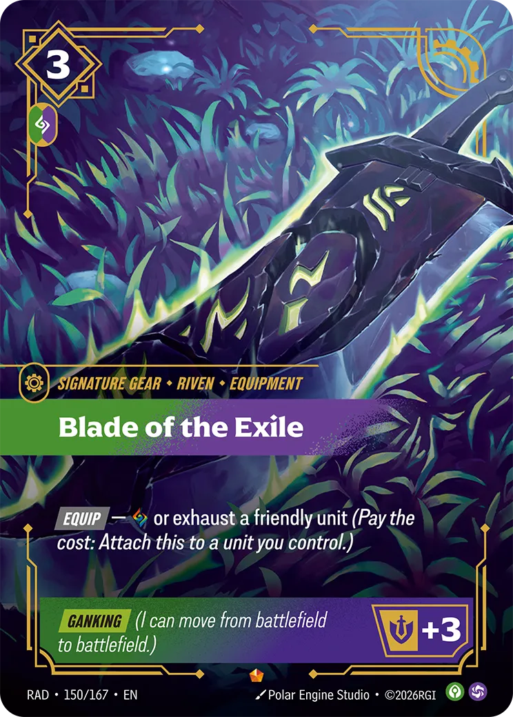 Blade of the Exile (RAD-150/167) [Riftbound: Radiance]