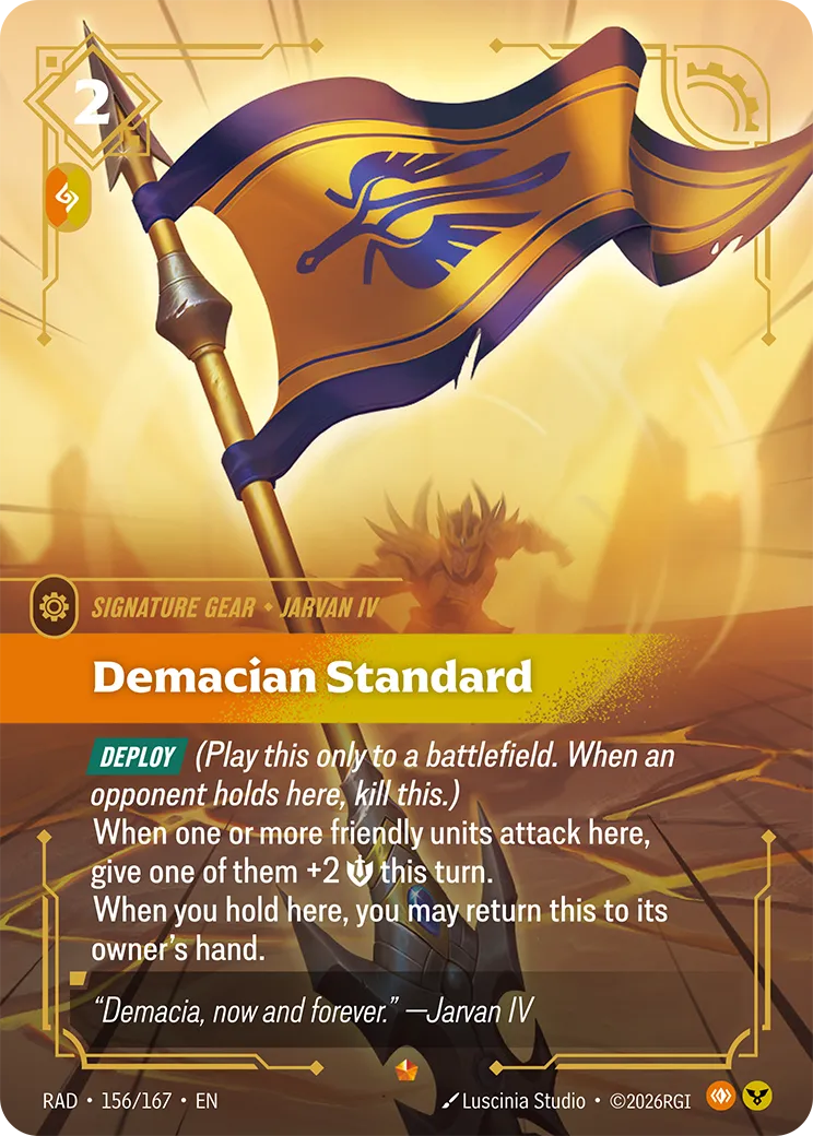 Demacian Standard (RAD-156/167) [Riftbound: Radiance]