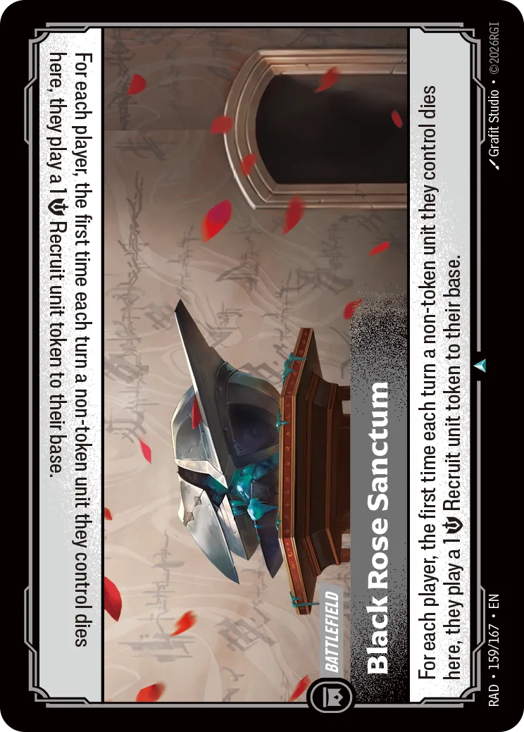 Black Rose Sanctum (RAD-159/167) [Riftbound: Radiance]