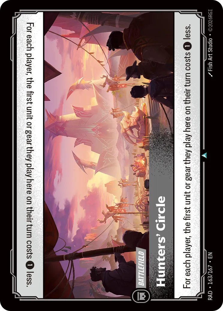 Hunters' Circle (RAD-163/167) [Riftbound: Radiance]