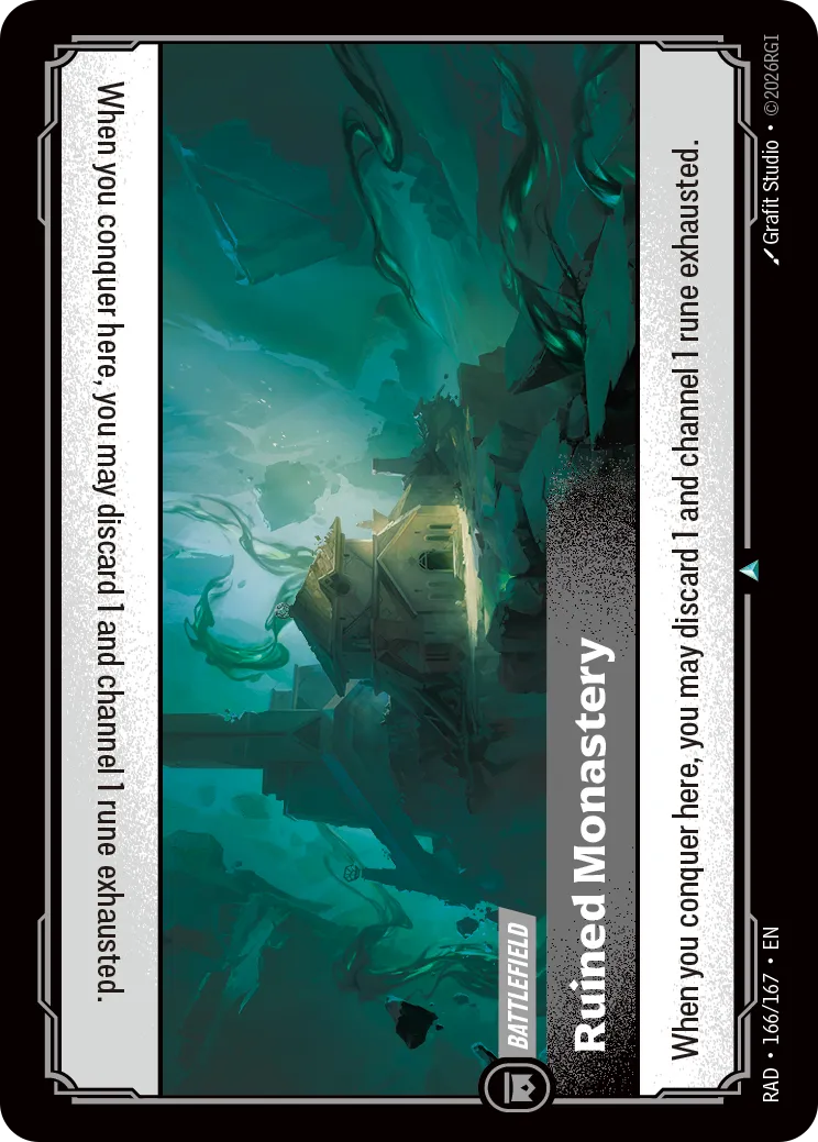 Ruined Monastery (RAD-166/167) [Riftbound: Radiance]
