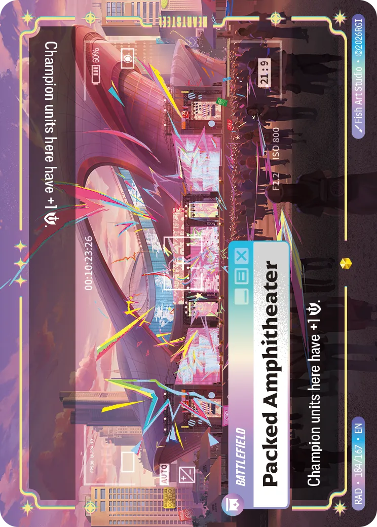 Packed Amphitheater (Ultimate Rare) (RAD-184/167) [Riftbound: Radiance]