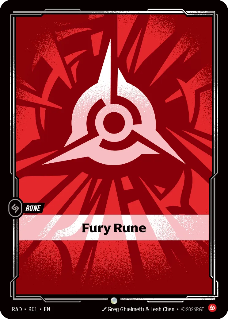 Fury Rune (RAD-R01) [Riftbound: Radiance]