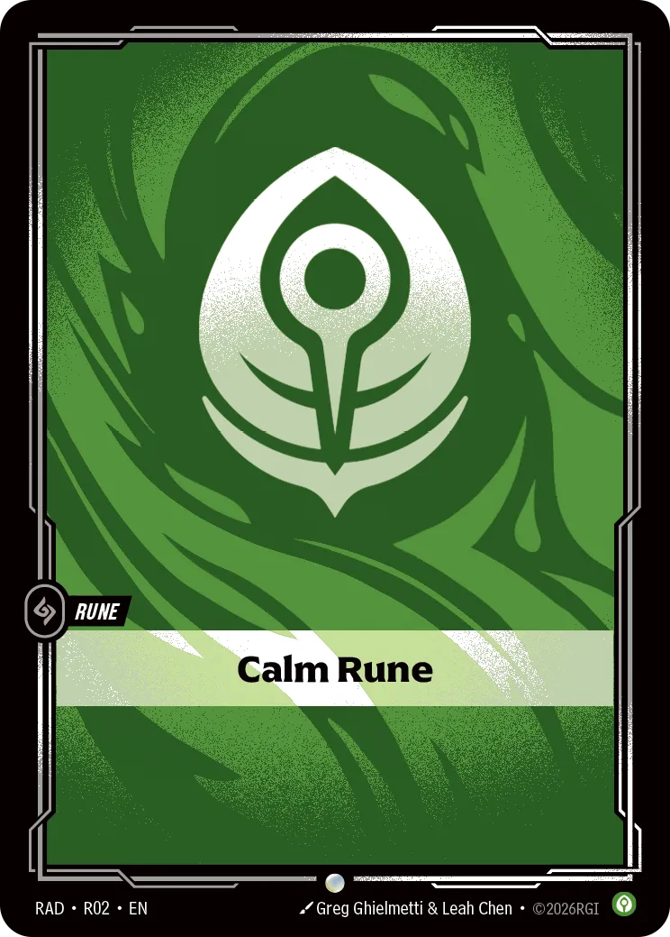 Calm Rune (RAD-R02) [Riftbound: Radiance]