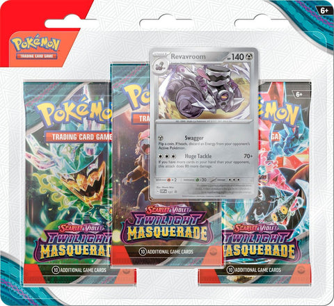 PKMN - Twilight Masquerade - 3-Pack Blister: Revavroom