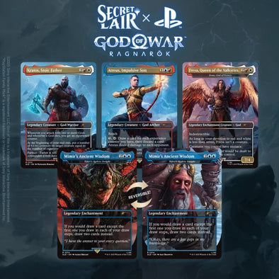 MTG - Secret Lair x Playstation Super Drop God of War: Redemption - Norse (Non-Foil)