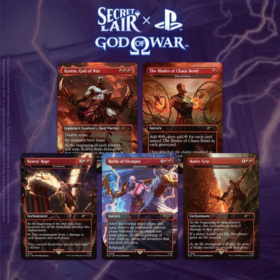 MTG - Secret Lair x Playstation Super Drop God of War: Vengeance - Greek (Non-Foil)