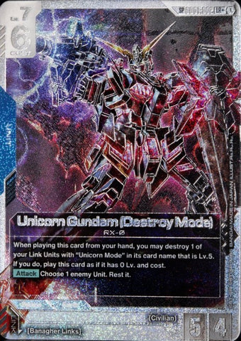 Unicorn Gundam (Destroy Mode) RX-0 [GD01-002] (SP) (LR+)