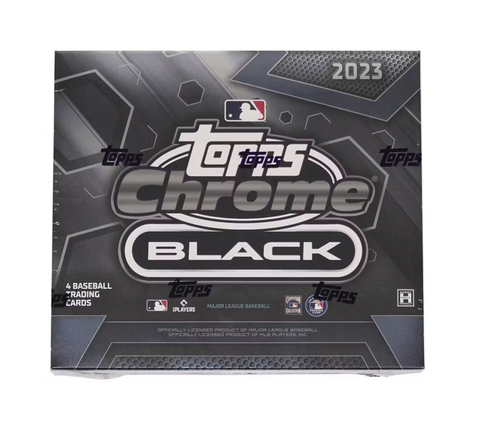 TOPPS - 2023 Chrome Black Baseball - Hobby Box