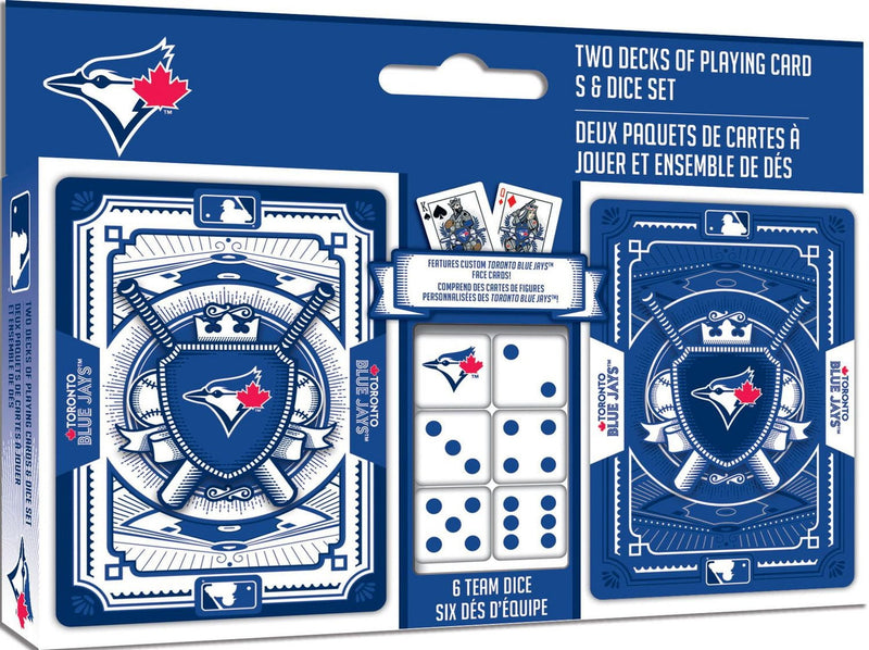 Toronto Blue Jays - 2-Pack Playing Cards and Dice Set