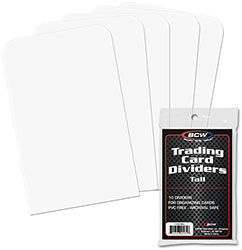 BCW - Tall - Card Dividers