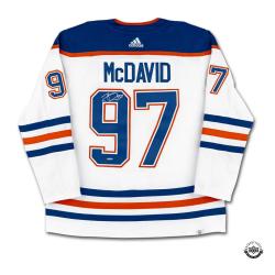 Connor McDavid Autographed - Edmonton Oilers Classic White Jersey