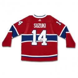 Nick Suzuki Autographed - Montreal Canadiens Red Jersey