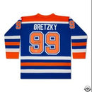 Wayne Gretzky Autographed - Edmonton Oilers 86-87 Blue Jersey