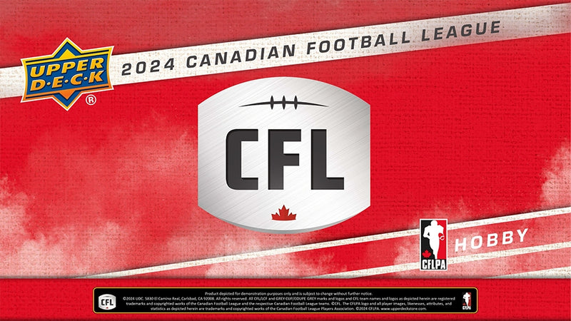 Upper Deck - 2024 CFL Football - Hobby Box