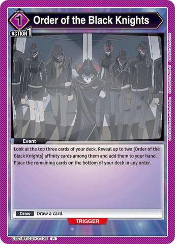 Order of the Black Knights [UE04BT/CGH-1-109] (R)