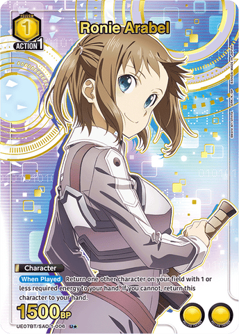 Ronie Arabel [UE07BT/SAO-1-006] (U*)