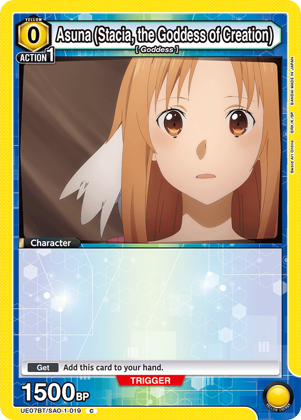 Asuna (Stacia, the Goddess of Creation) [UE07BT/SAO-1-019] (C)