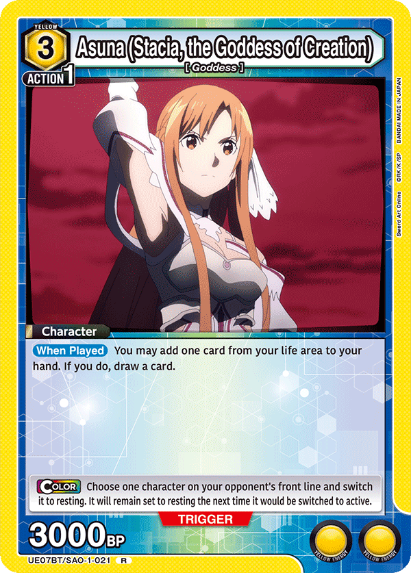 Asuna (Stacia, the Goddess of Creation) [UE07BT/SAO-1-021] (R)