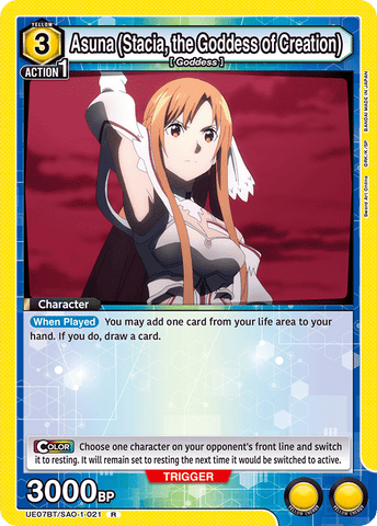 Asuna (Stacia, the Goddess of Creation) [UE07BT/SAO-1-021] (R)