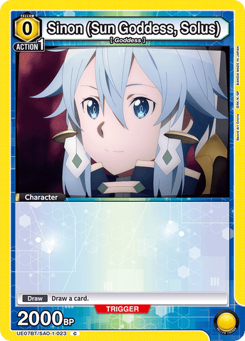 Sinon (Sun Goddess, Solus) [UE07BT/SAO-1-023] (C)