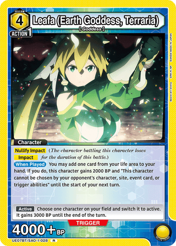 Leafa (Earth Goddess, Terraria) [UE07BT/SAO-1-028] (R)