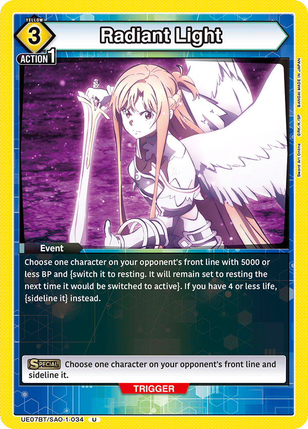 Radiant Light [UE07BT/SAO-1-034] (U)