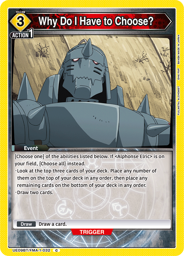 Why Do I Have to Choose? [UE09BT/FMA-1-032] (C)