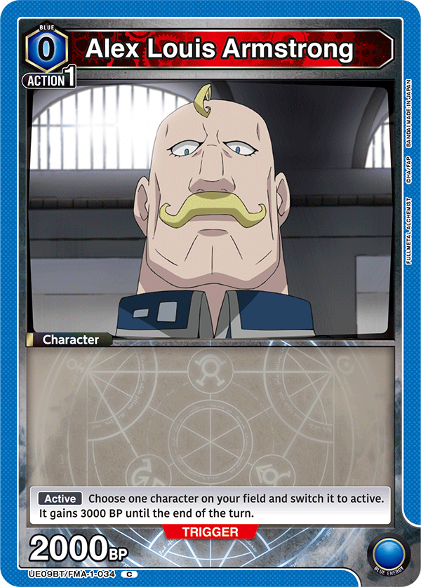 Alex Louis Armstrong [UE09BT/FMA-1-034] (C)