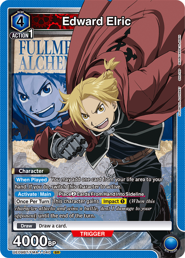 Edward Elric [UE09BT/FMA-1-040] (SR)