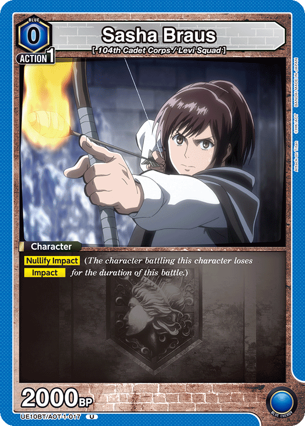 Sasha Braus [UE10BT/AOT-1-017] (U)