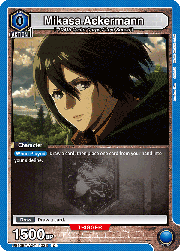 Mikasa Ackermann [UE10BT/AOT-1-023] (C)