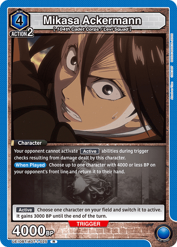 Mikasa Ackermann [UE10BT/AOT-1-025] (R)