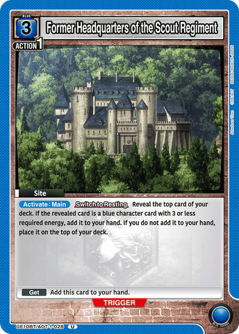 Former Headquarters of the Scout Regiment [UE10BT/AOT-1-028] (U)