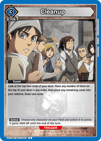 Cleanup [UE10BT/AOT-1-031] (C)