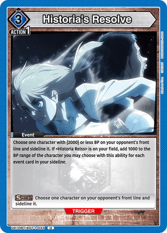 Historia's Resolve [UE10BT/AOT-1-033] (U)