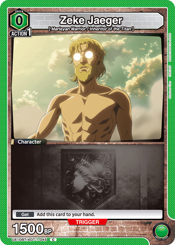 Zeke Jaeger [UE10BT/AOT-1-045] (C)