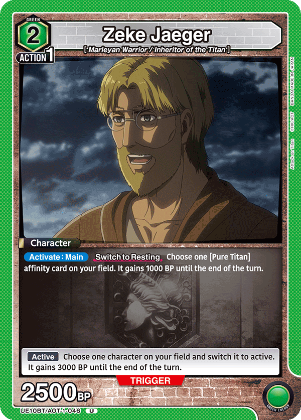 Zeke Jaeger [UE10BT/AOT-1-046] (U)