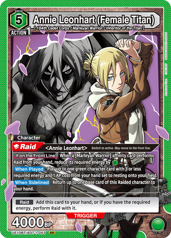Annie Leonhart (Female Titan) [UE10BT/AOT-1-053] (SR)