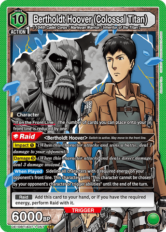 Bertholdt Hoover (Colossal Titan) [UE10BT/AOT-1-057] (SR)