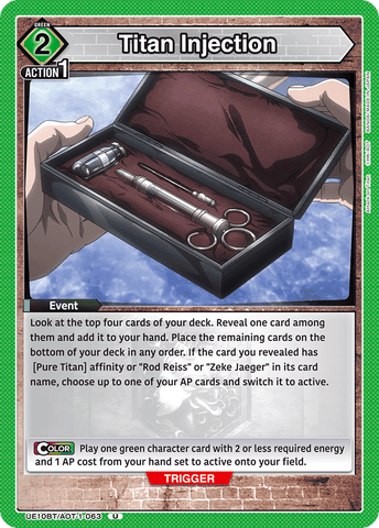 Titan Injection [UE10BT/AOT-1-063] (U)