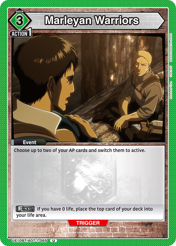 Marleyan Warriors [UE10BT/AOT-1-065] (U)