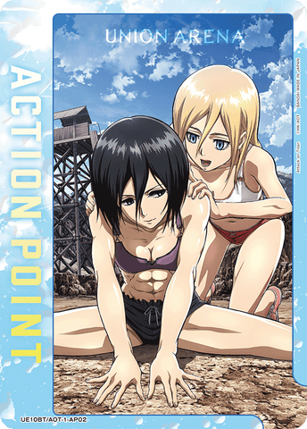 Action Point Card (Mikasa & Historia) [UE10BT/AOT-1-AP02] (AP)